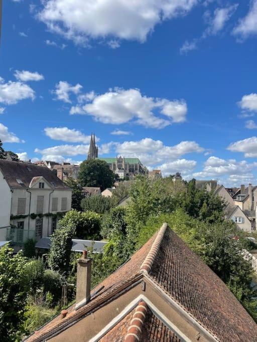 Duplex Bord De L'Eure - Parking Inclus - Jolie Vue Sur La Cathedrale Apartment Chartres Exterior foto